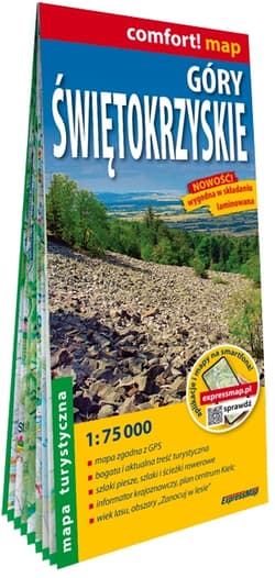 Comfort! map Góry Świętokrzyskie 1:75 000 w.2025 - Praca zbiorowa