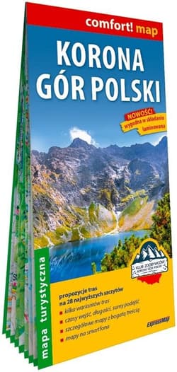 Comfort! map Korona Gór Polski - mapa turystyczna - Praca zbiorowa