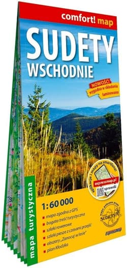 Comfort! map Sudety Wschodnie 1:60 000 laminowana - Praca zbiorowa