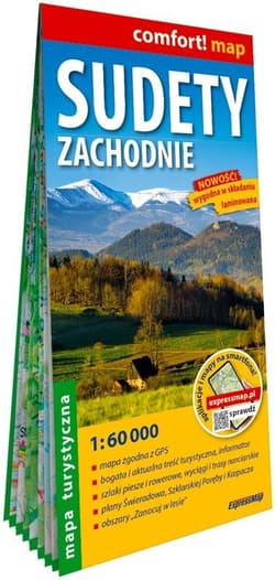Comfort! map Sudety Zachodnie 1:60 000 laminowana - Praca zbiorowa