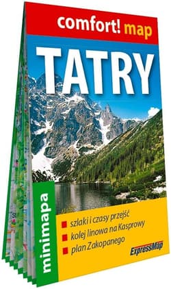 Comfort! map Tatry 1:80 000 + Zakopane plan miasta - Praca zbiorowa