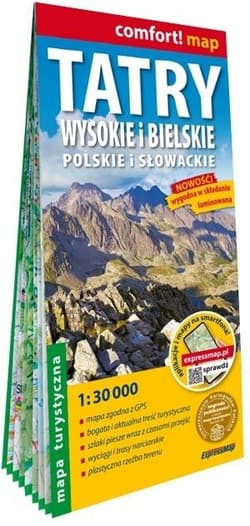 Comfort! map Tatry Wysokie i Bielskie 1:30 000 - Praca zbiorowa