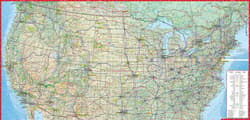 Galeria - zdjęcie nr. 4 - Comfort map USA - road and tourist map 1:4 750 000