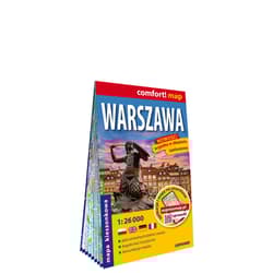 Comfort! map Warszawa plan miasta 1:26 000 - Opracowanie Zbiorowe