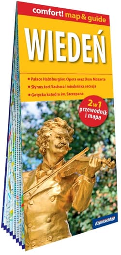 Comfort! map Wiedeń 2w1 przewodnik i mapa - Praca zbiorowa