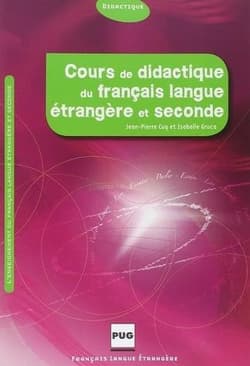 Cours de didactique du francais langue... - Jean Cuq, Isabelle Gruca