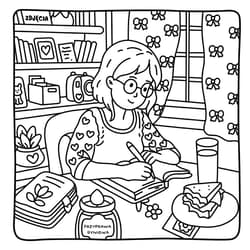 Galeria - zdjęcie nr. 5 - Cozy Girl Life. Przytulna kolorowanka o codziennych radościach. Sztuka kolorowania