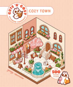 Cozy Town. Cute 'n' Cozy Sticker Therapy - Zenny Abanales