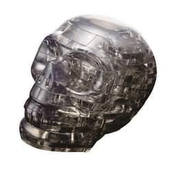 Crystal puzzle Czaszka (czarna)