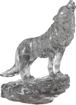 Crystal Puzzle - Wilk (czarny)