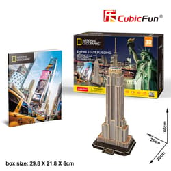 Galeria - zdjęcie nr. 2 - Cubic Fun Puzzle 3D National Geographic Empire State Building 306-DS0977