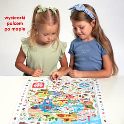 Galeria - zdjęcie nr. 4 - CuCzu Obserwacyjne puzzle Mapa Polski 100el 5+