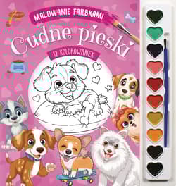 Cudne pieski. Malowanie farbkami - Izabella Sieńko-Holewa