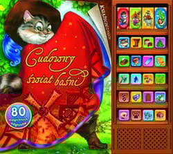 Cudowny świat baśni Książeczka dźwiękowa 80 magicznych odgłosów