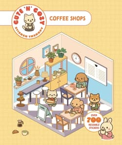 Cute 'n' Cozy Sticker Therapy. Coffee Shops - Skittledog