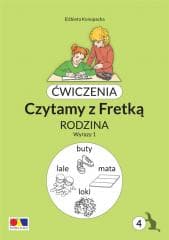 Ćwiczenia. Czytamy z Fretką cz.4 Rodzina. Wyrazy 1 - Konopacka Elżbieta
