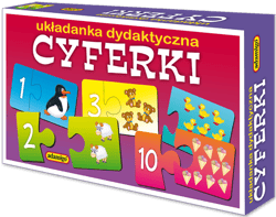 Cyferki. Układanka dydaktyczna