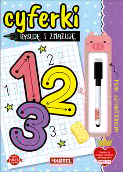 Cyferki z flamastrem. Rysuję i zmazuję - Katarzyna Salamon