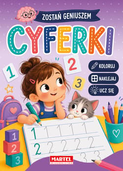 Cyferki z naklejkami. Zostań geniuszem - Katarzyna Salamon