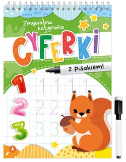 Cyferki. Zmywalna kaligrafia - Ślizowska Monika