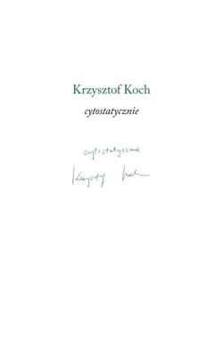 Cytostatycznie - Krzysztof Koch