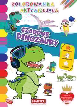 Czadowe dinozaury. Kolorowanka aktywizująca - Praca zbiorowa