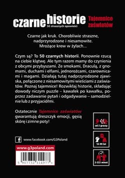 Galeria - zdjęcie nr. 3 - Czarne historie Tajemnice zaświatów 50 strasznych opowieści