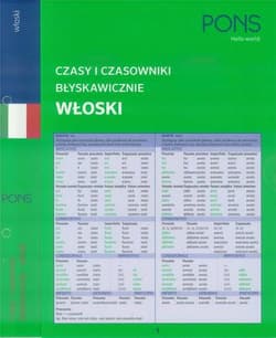 Czasy i czasowniki błyskawicznie MINI włoskie PONS - Opracowanie Zbiorowe