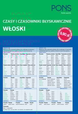 Czasy i czasowniki błyskawicznie MINI włoskie PONS - Opracowanie Zbiorowe