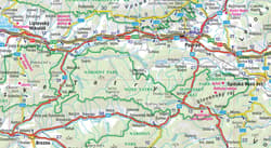 Galeria - zdjęcie nr. 2 - Czechy i Słowacja mapa samochodowa 1:600 000 laminat 2025