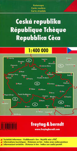 Galeria - zdjęcie nr. 2 - Czechy mapa 1:400 000