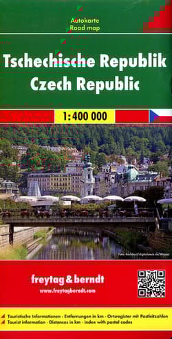 Czechy mapa 1:400 000 - Opracowanie Zbiorowe