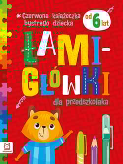 Czerwona książeczka bystrego dziecka. Łamigłówki dla przedszkolaka 6+ - Beata Karlik, Bogusław Michalec