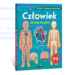 Człowiek od stóp do głów Książka z ruchomymi elementami - Hawcock David