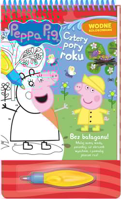 Cztery pory roku. Wodne kolorowanie. Świnka Peppa