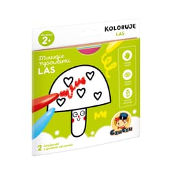 CzuCzu Dłuuugie rysowanki Koloruję Las - Opracowanie Zbiorowe