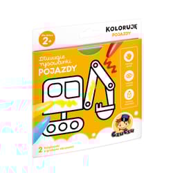 CzuCzu Dłuuugie rysowanki Koloruję Pojazdy