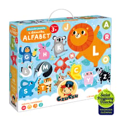 CzuCzu Duuuże puzzle z dziurką Alfabet 3+