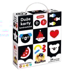 CzuCzu Duże karty kontrastowe Wiek 0 mies.+ 3 mies.+ - Opracowanie Zbiorowe