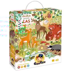 CzuCzu Dzikie puzzle Las 3+ - Opracowanie Zbiorowe