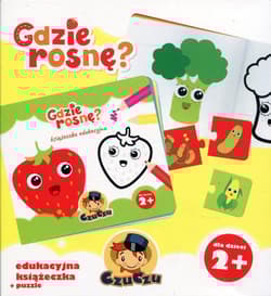 CzuCzu Gdzie rosnę? Edukacyjna książeczka + puzzle
