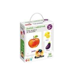 CzuCzu Karty obrazkowe na sznureczku Owoce i warzywa - Opracowanie Zbiorowe