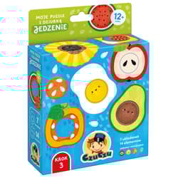 CzuCzu Moje puzzle z dziurką Jedzenie 12 mies.+ - Opracowanie Zbiorowe