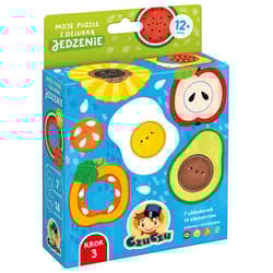 CzuCzu Moje puzzle z dziurką Jedzenie 12 mies.+ - Opracowanie Zbiorowe
