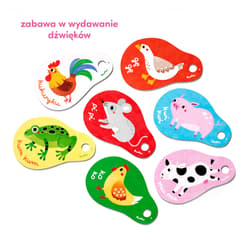 Galeria - zdjęcie nr. 4 - CzuCzu Moje zwierzątka Książeczka na kółeczku dla dzieci 12 mies.