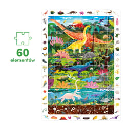 Galeria - zdjęcie nr. 2 - CzuCzu Obserwacyjne puzzle Dinozaury 4+
