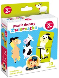 CZuczu Puzzle do pary Zwierzątka
