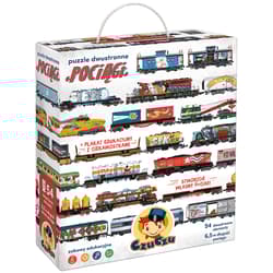 CzuCzu Puzzle dwustronne Pociągi 5+