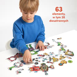 Galeria - zdjęcie nr. 3 - CzuCzu Puzzle kreatywne Robot Lab 3+