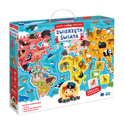 CzuCzu. Puzzle małego odkrywcy Zwierzęta Świata